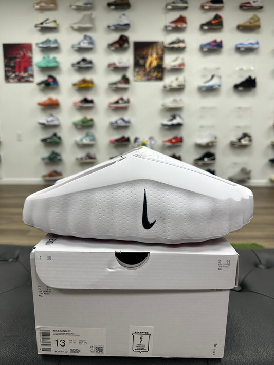 Nike Mind 001 Slide White Speed Red - Size 13