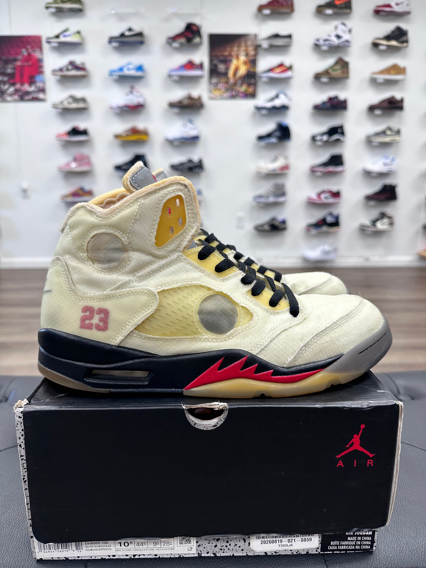 Jordan 5 Retro Off-White Sail - Size 10.5 (U)