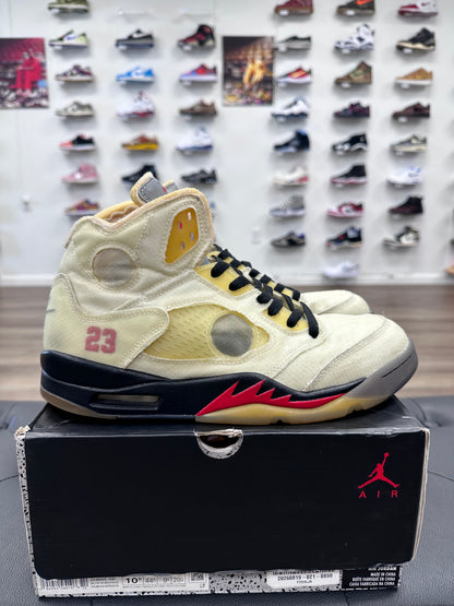 Jordan 5 Retro Off-White Sail - Size 10.5 (U)