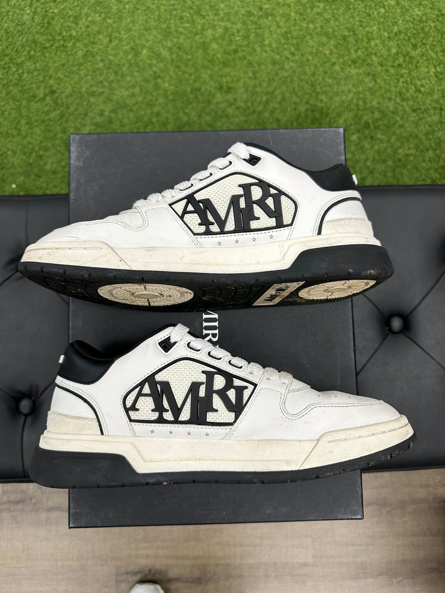 AMIRI Classic Low White Black - Size 8 (U)
