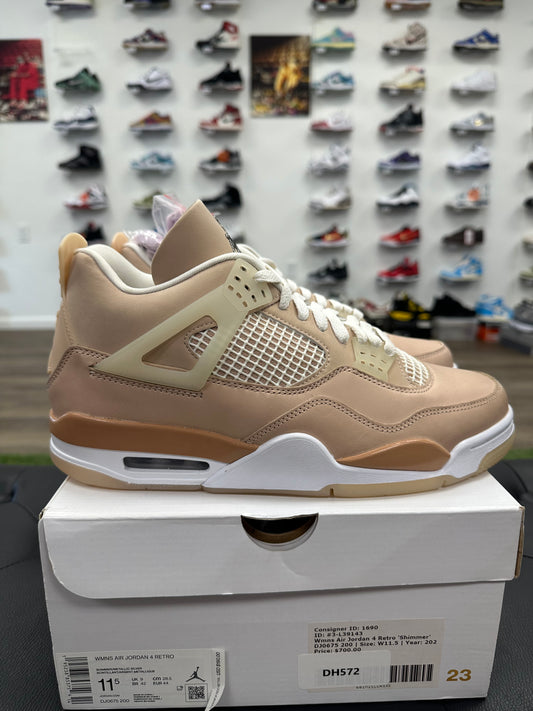 Jordan 4 Retro Shimmer - Size 10M 11.5W