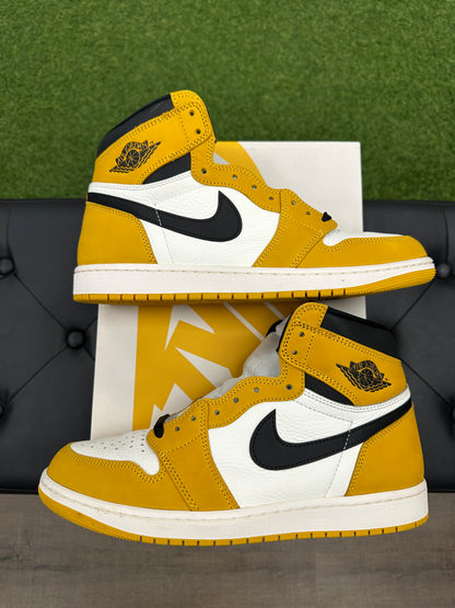 Jordan 1 Retro High OG Yellow Ochre - Size 11 (U)