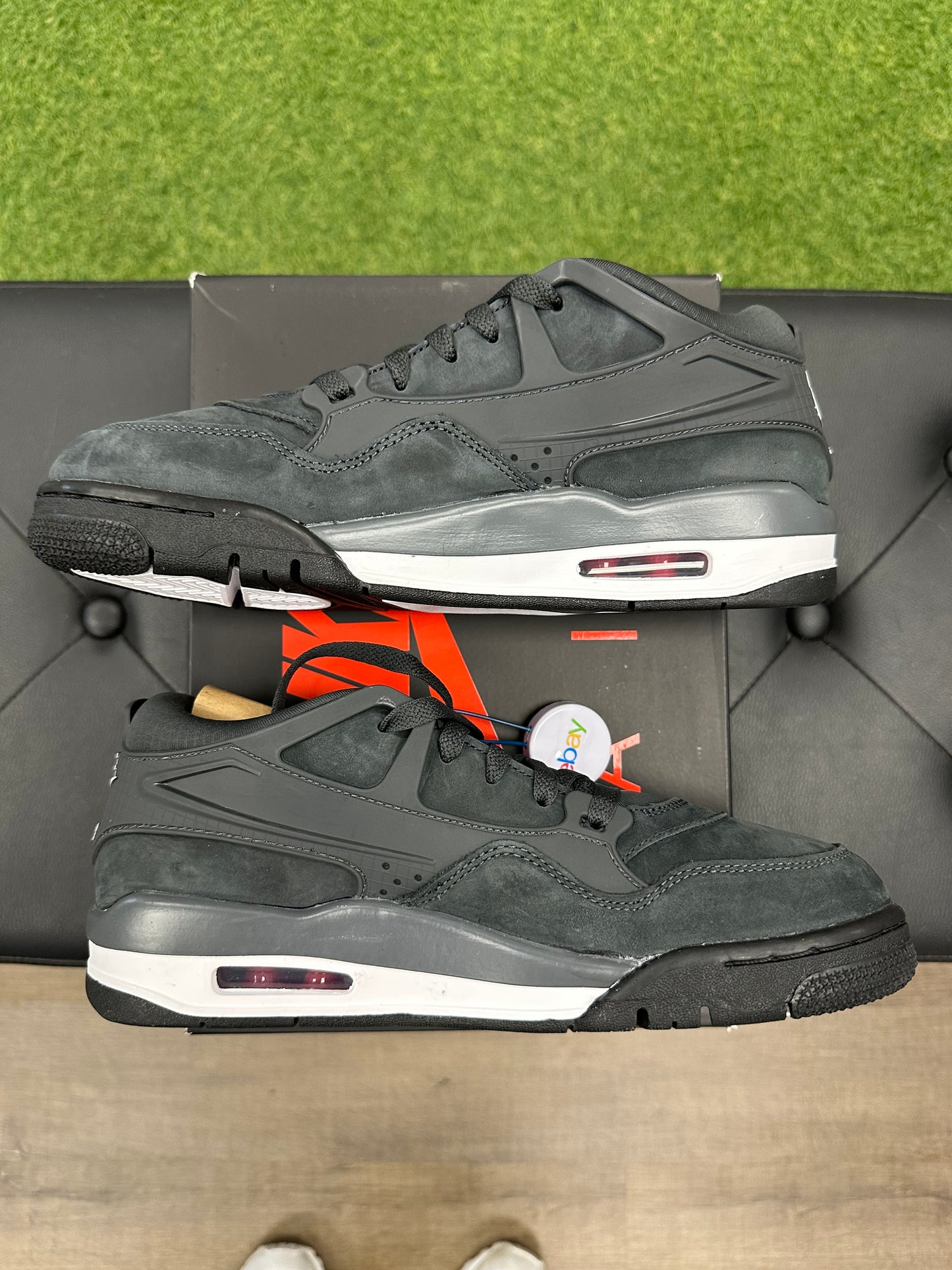 Jordan 4 RM SP Nigel Sylvester Driveway Grey (GS) - Size 7Y