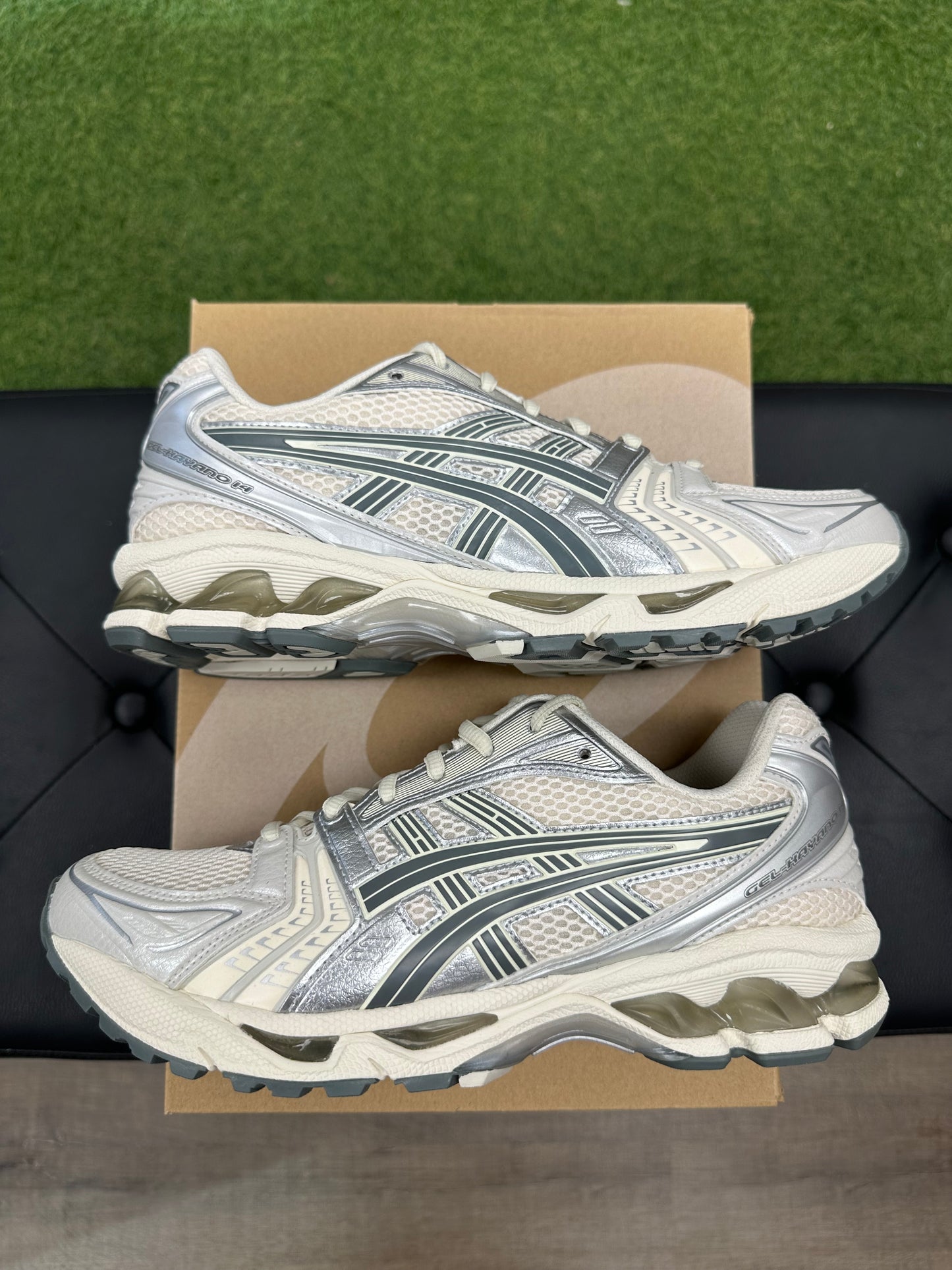 ASICS Gel-Kayano 14 Birch Dark Pewter - Size 9.5