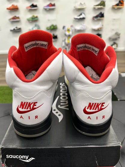 Jordan 5 Retro Fire Red Silver Tongue (2020) - Size 12 (U)
