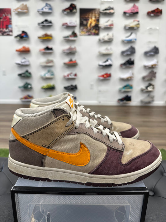 Nike Dunk Mid Coconut Milk Plum Orange - Size 11 (U)