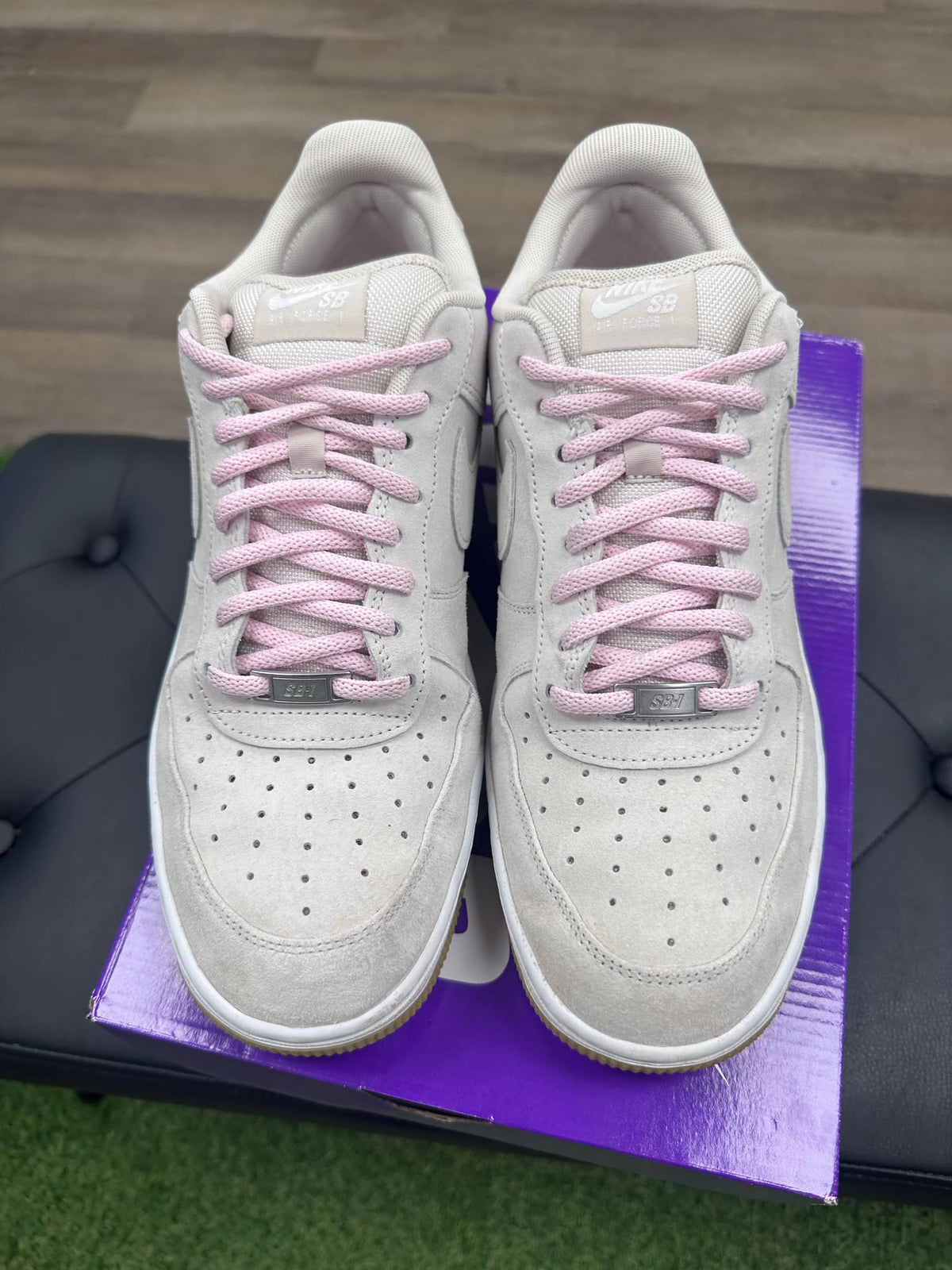 Nike Air Force 1 Low SB Light Orewood Brown Pink