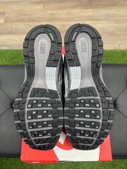 Nike P-6000 White Metallic Silver Flat Silver Black