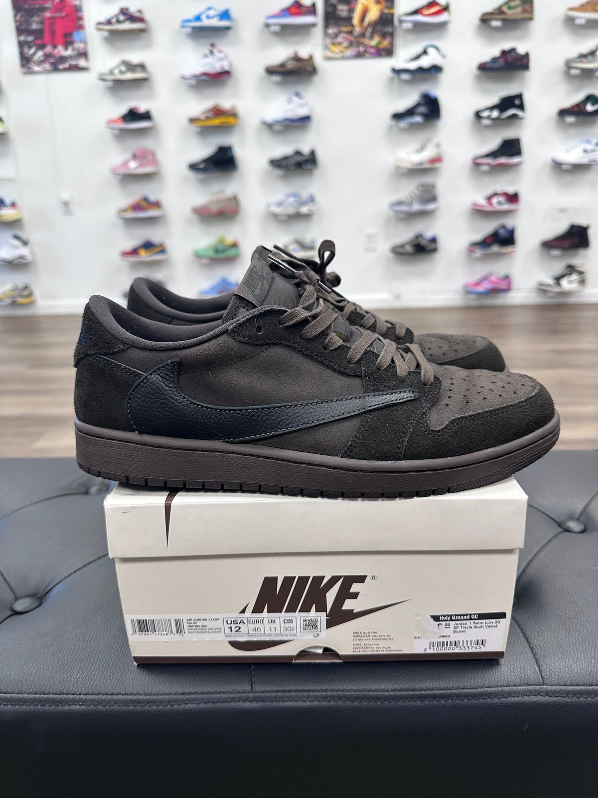 Jordan 1 Retro Low OG SP Travis Scott Velvet Brown