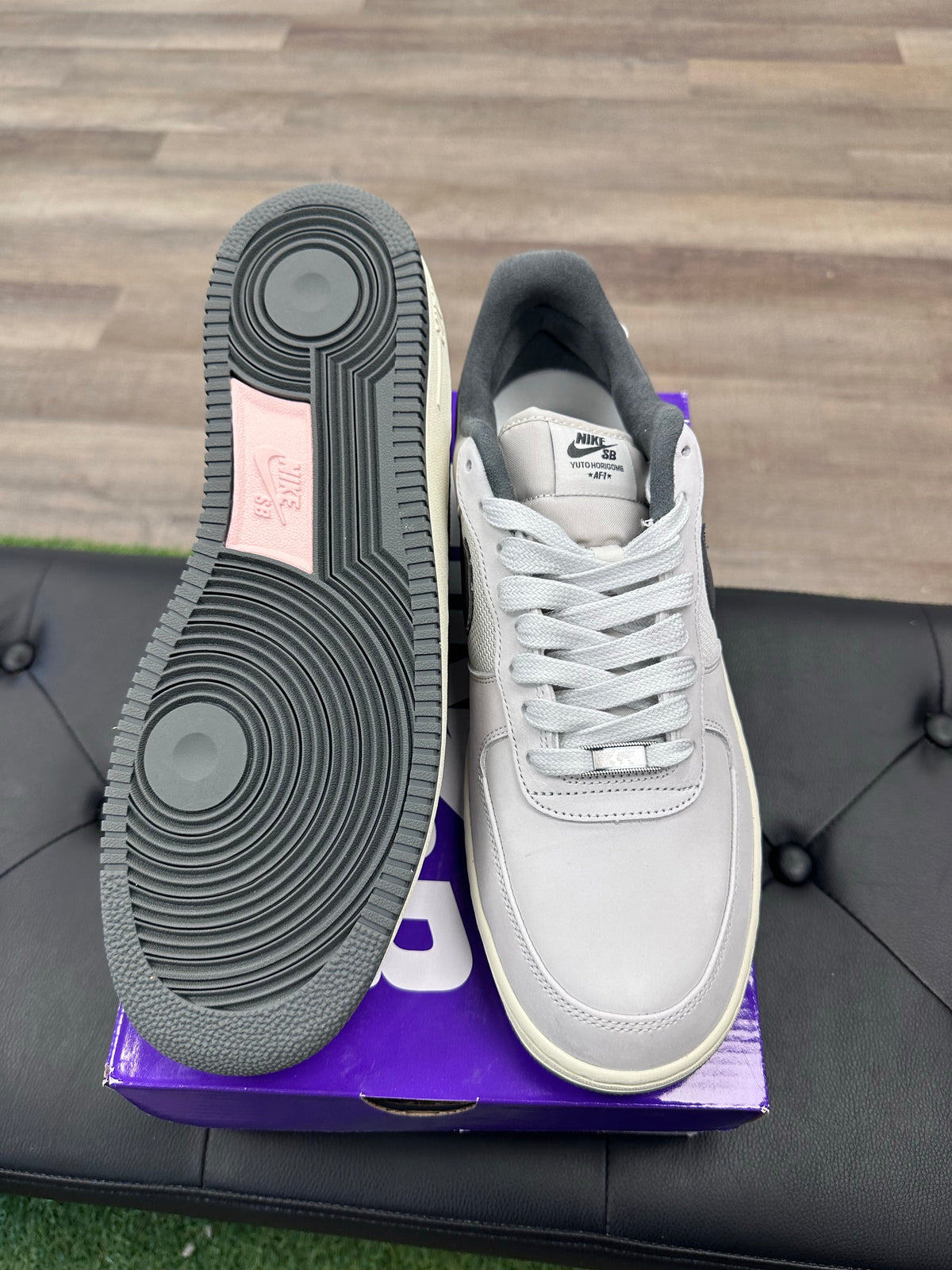 Nike SB Air Force 1 Low Yuto Horigome White Iron Grey