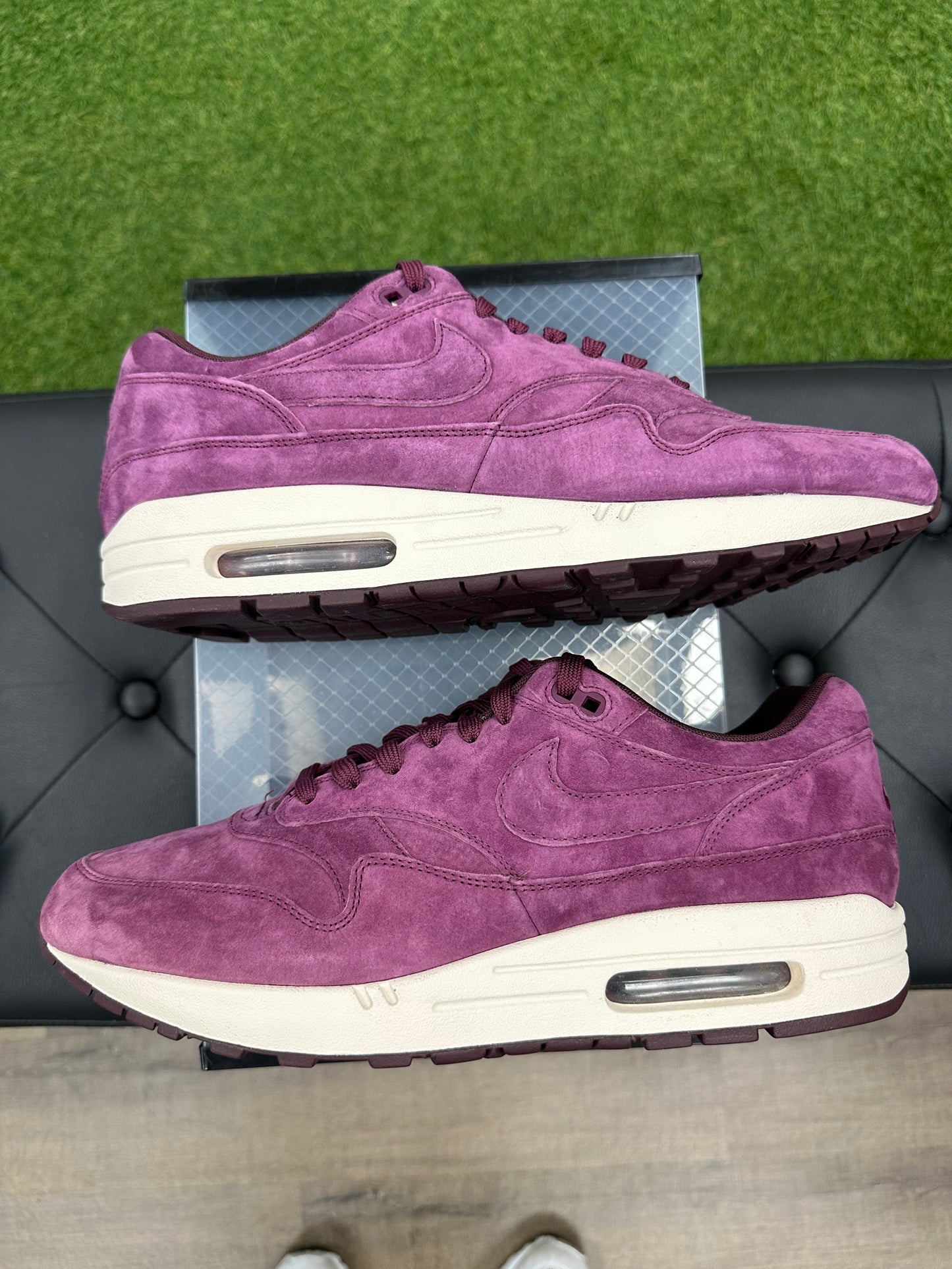 Nike Air Max 1 Bordeaux Desert Sand - Size 12 (U)