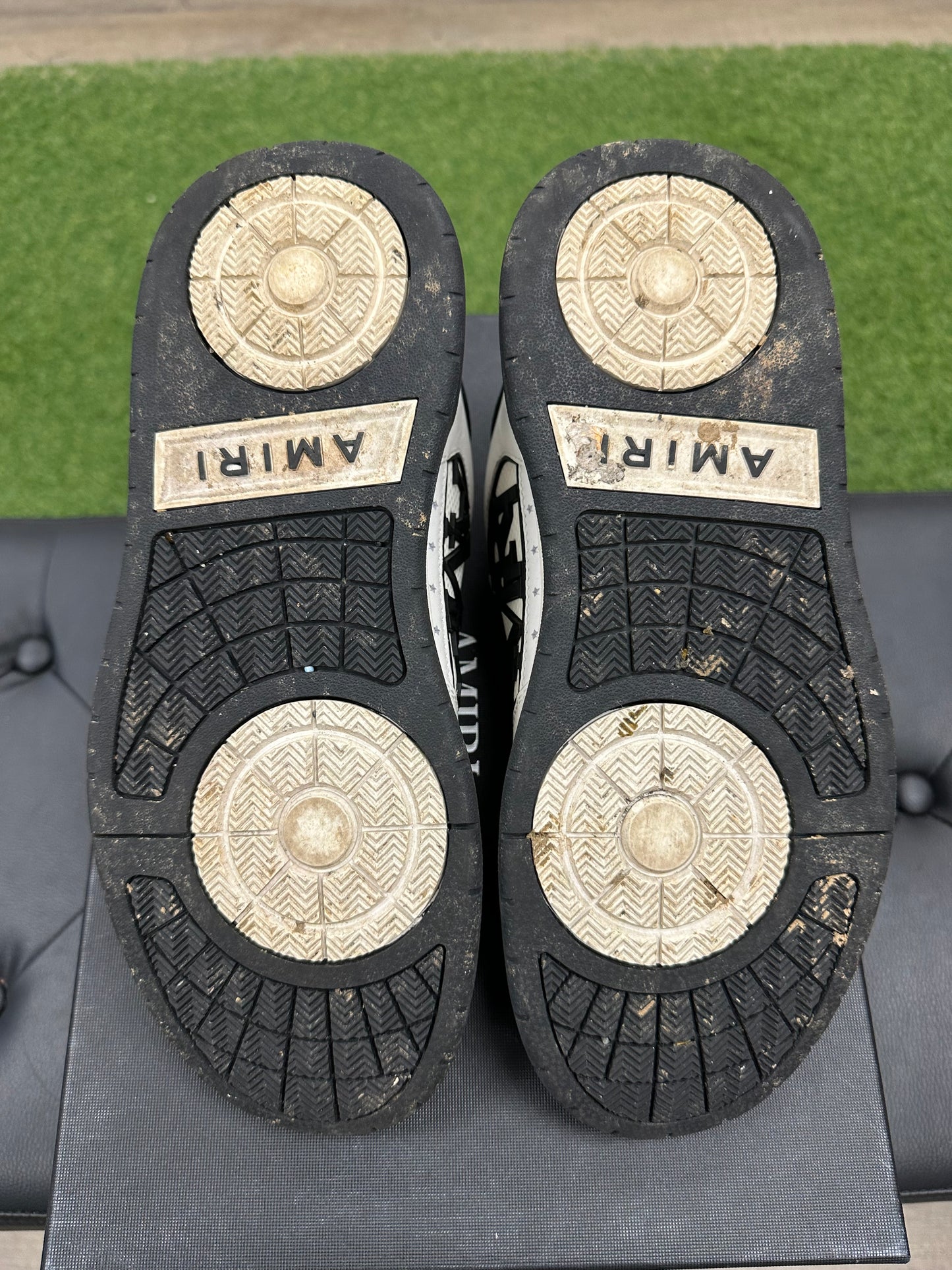 AMIRI Classic Low White Black - Size 8 (U)