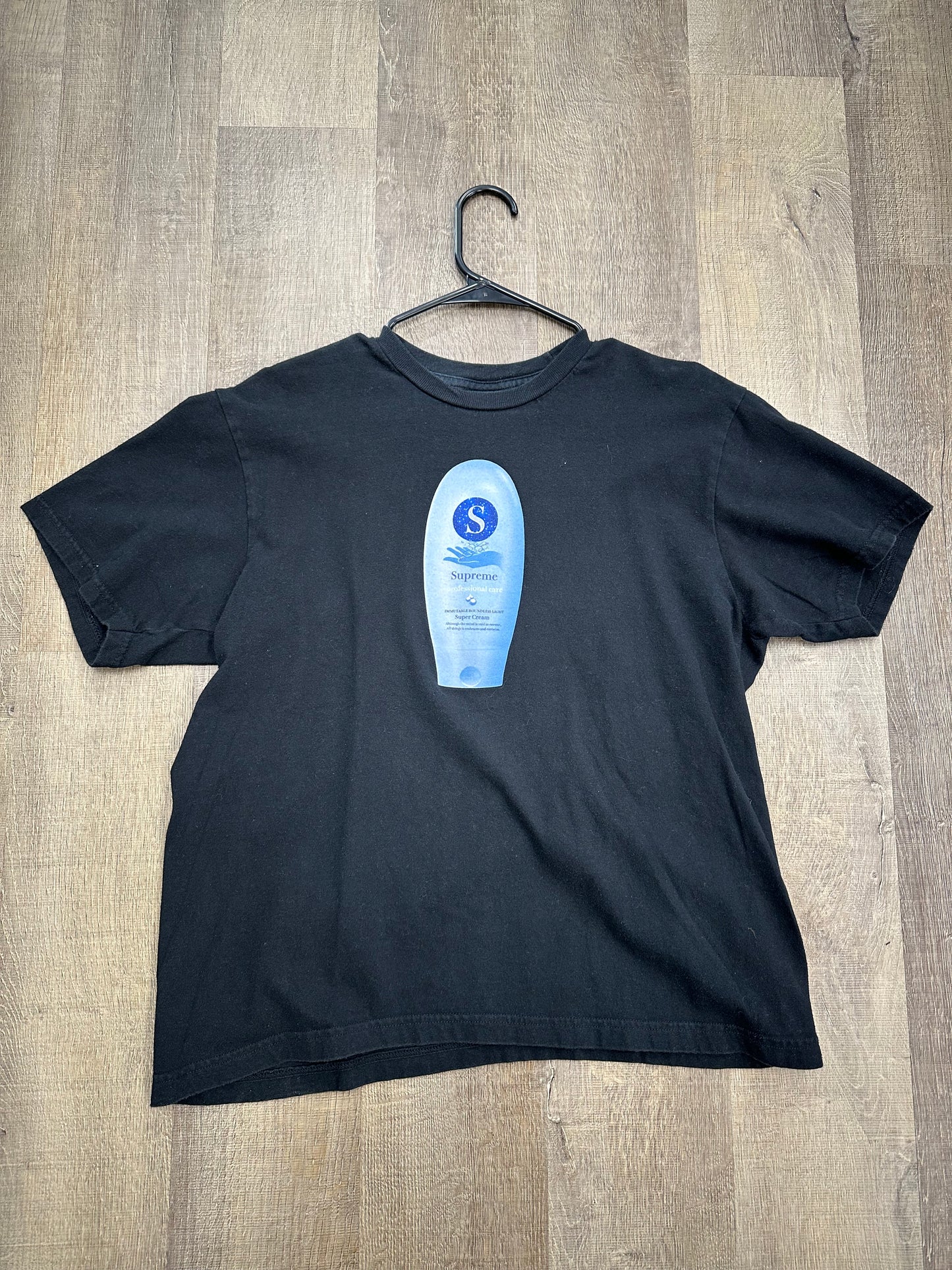 Supreme Super Cream Tee Black - Size Medium (U)