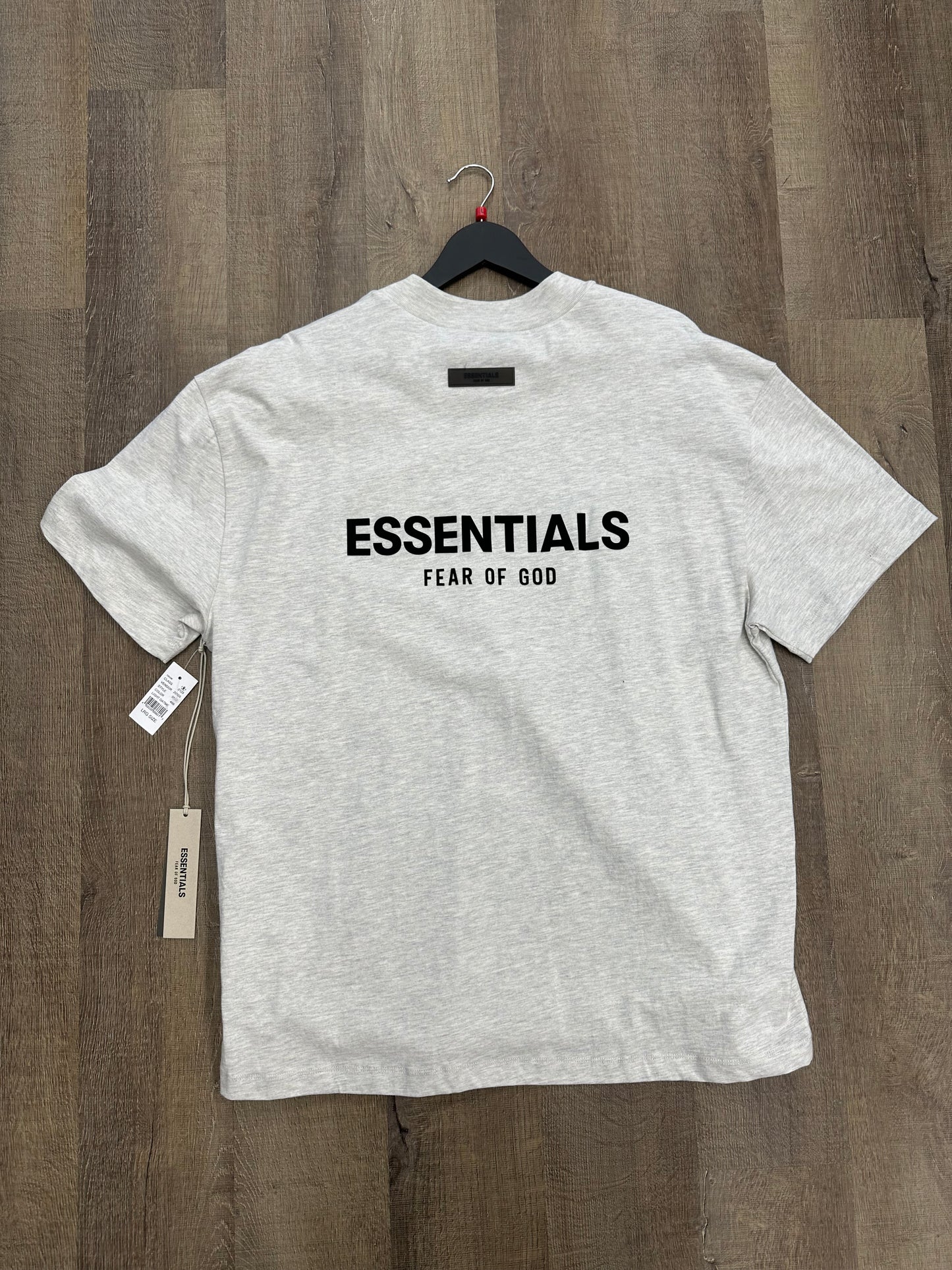 Fear of God Essentials Tee Light Oatmeal - Size Large