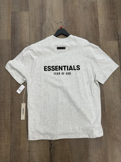 Fear of God Essentials Tee Light Oatmeal - Size Large