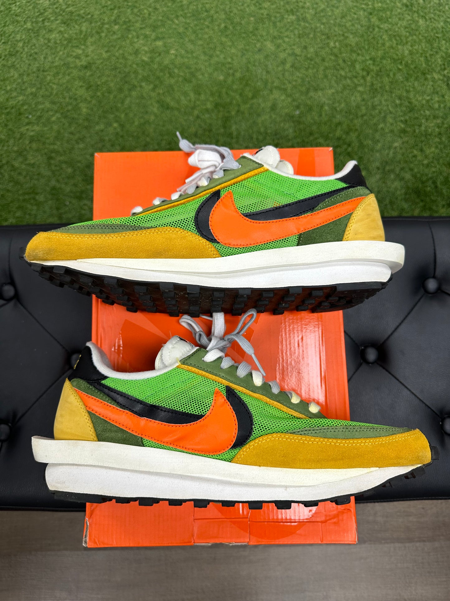 Nike LD Waffle sacai Green Gusto - Size 12 (U)