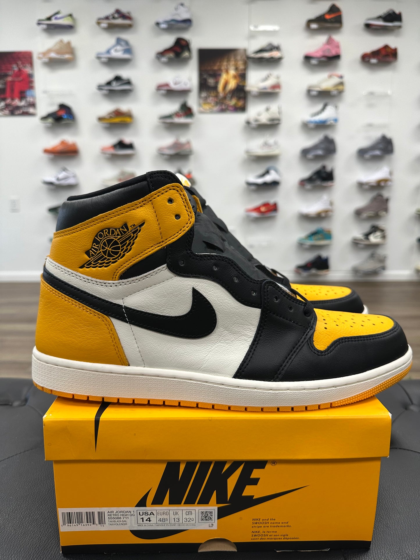 Jordan 1 Retro High OG Taxi - Size 14