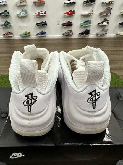 Nike Air Foamposite One Triple White - Size 9.5
