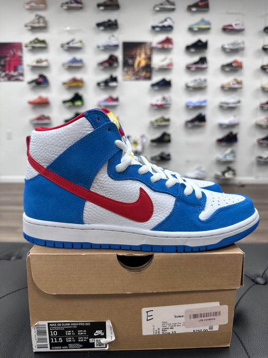 Nike SB Dunk High Doraemon - Size 10