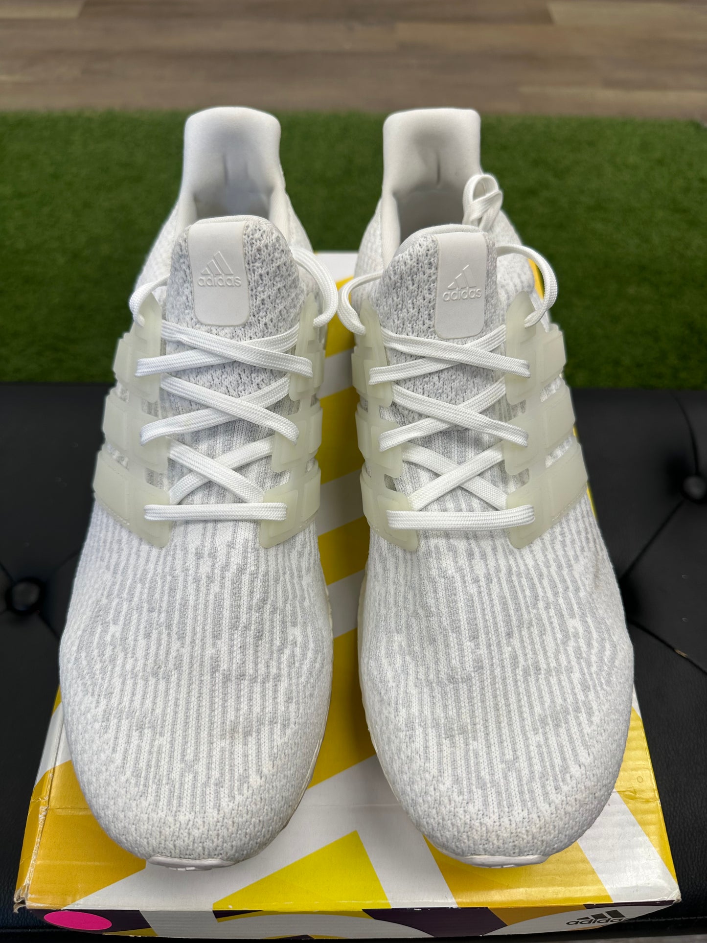adidas Ultra Boost 3.0 Triple White - Mens (U13)