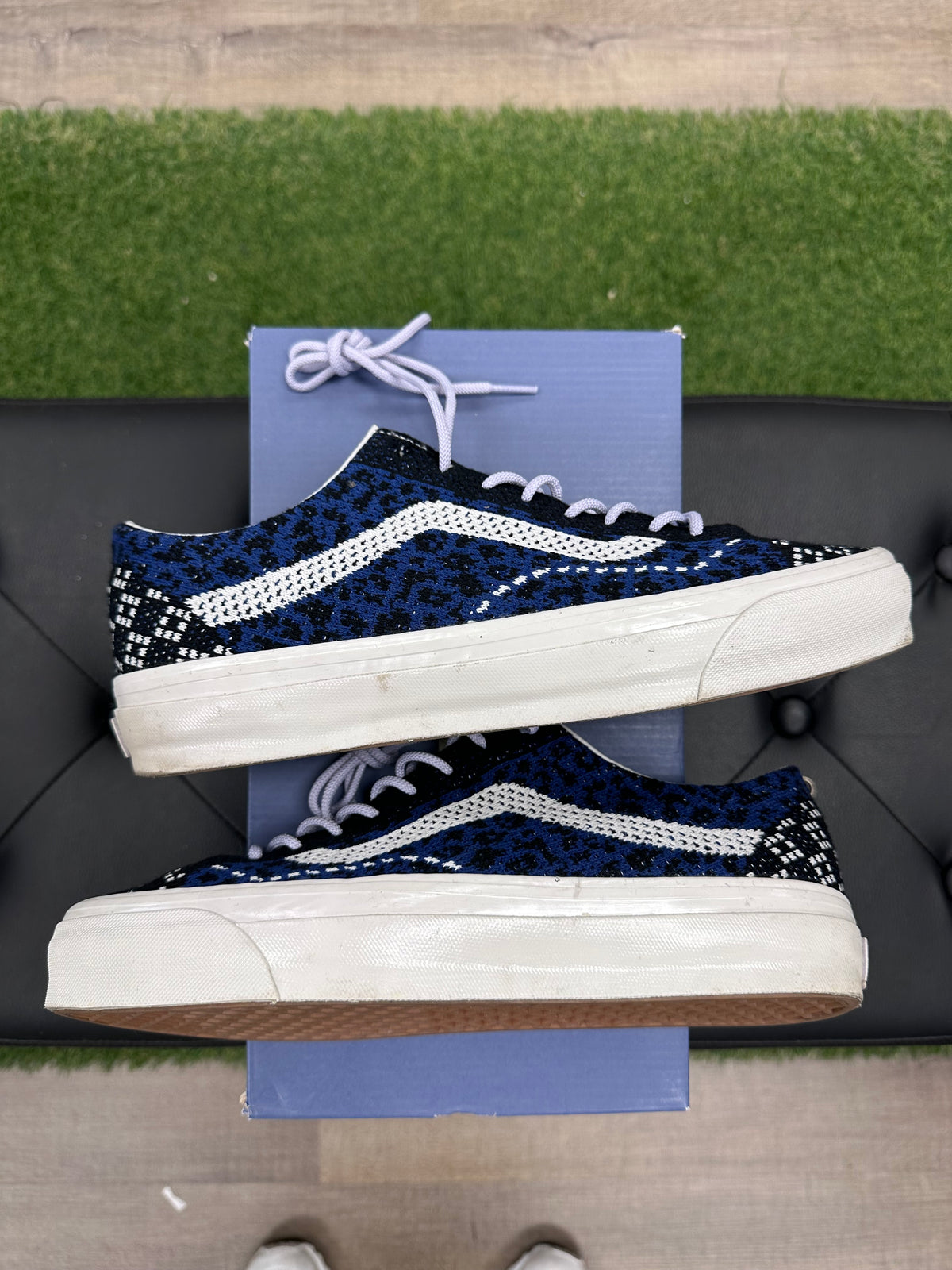 Vans LX Old Skool Woven Navy - Size 10.5 (U)
