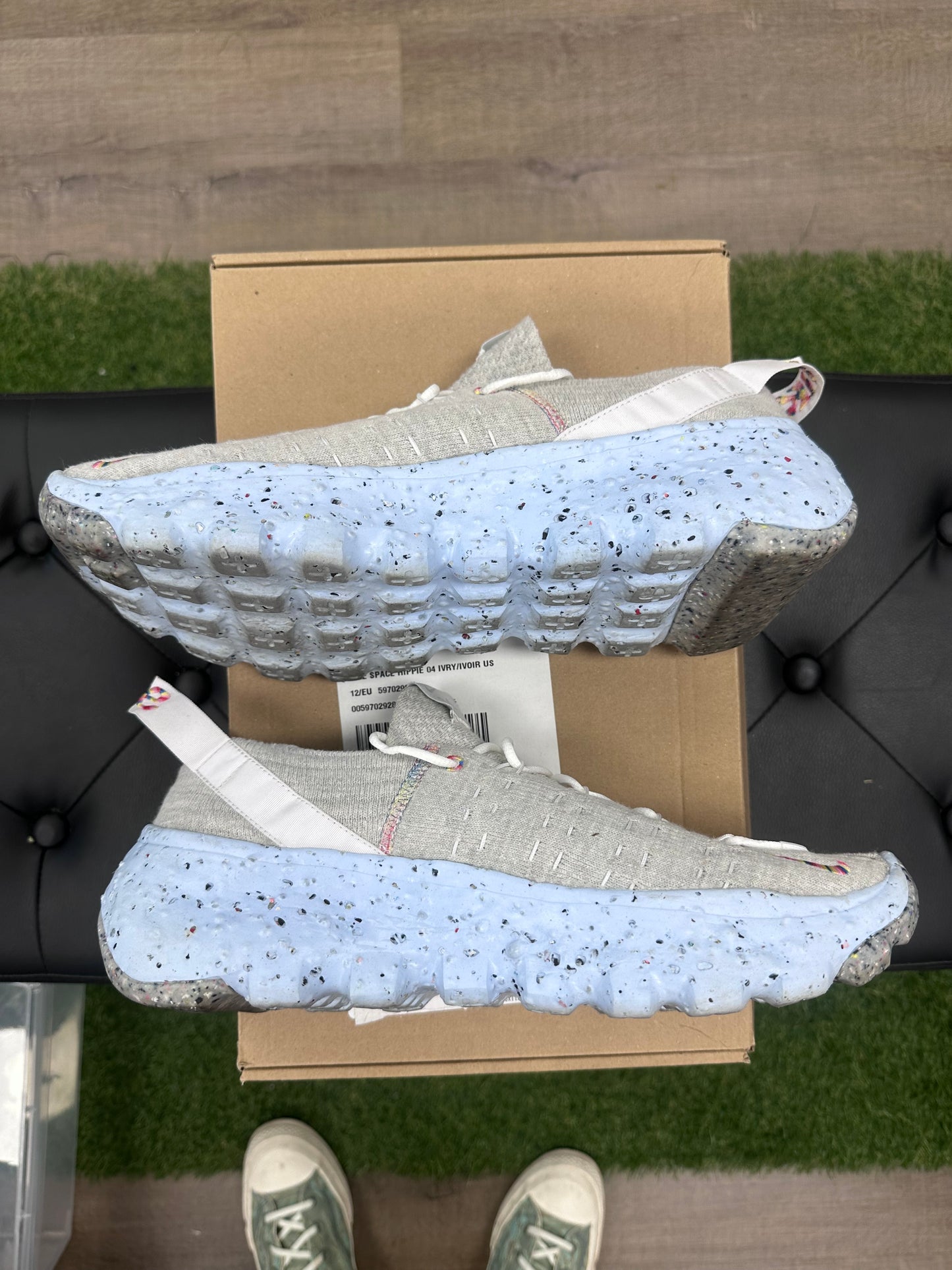 Nike Space Hippie 04 Grey Rainbow - Size 12 (U)