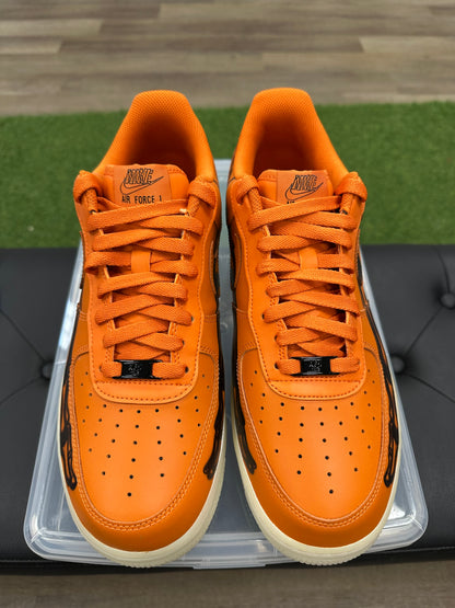 Nike Air Force 1 Low Orange Skeleton Halloween (2020) - Size 11.5 (U)