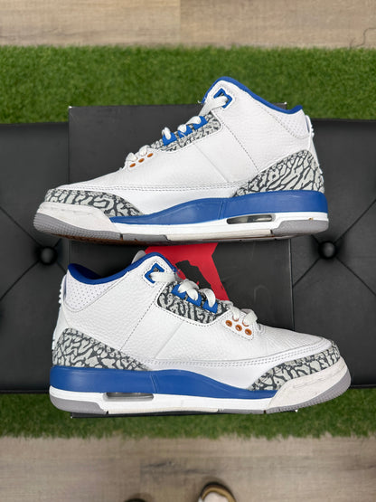 Jordan 3 Retro Wizards (GS) - Size 5Y (U)