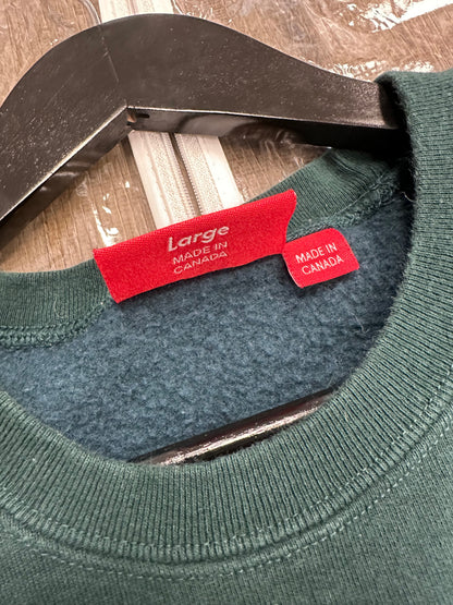 Supreme Box Logo Crewneck (FW22) Dark Pine - Size Large (U)