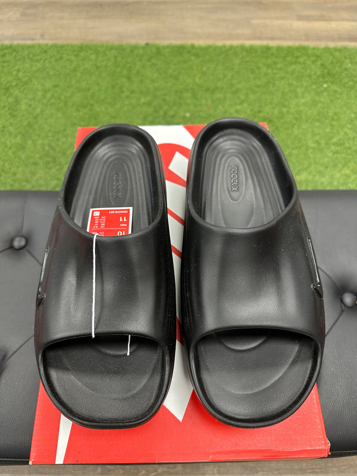 Nike ReactX Rejuven8 Slide Black