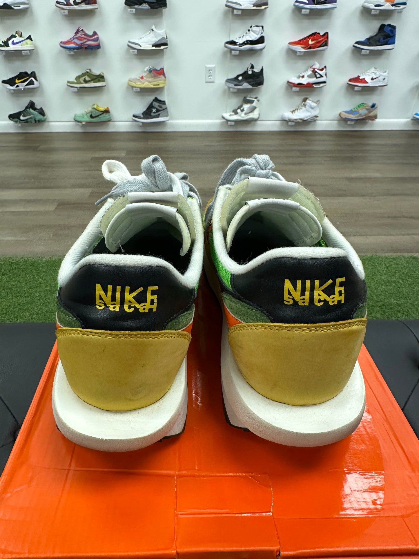 Nike LD Waffle sacai Green Gusto - Size 12 (U)