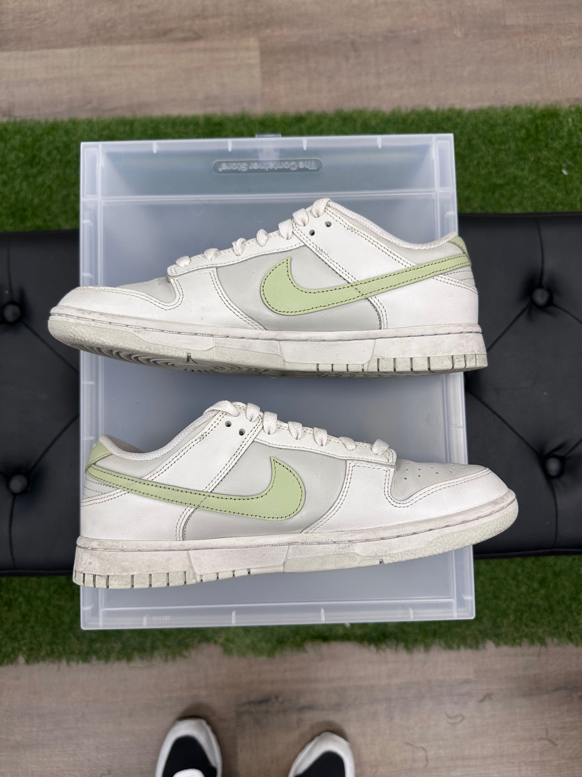 Nike Dunk Low Phantom Olive Aura (Women's) - Size 9 (U)