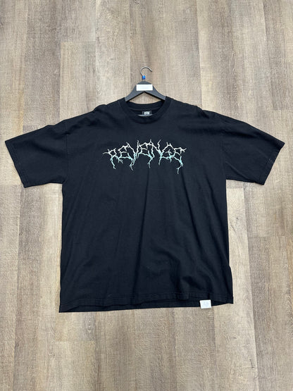 Revenge Blue Lightning Logo Tee - Size 2XL