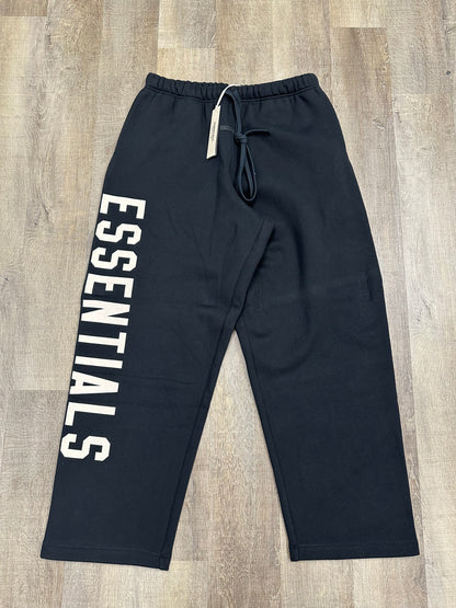 Fear of God Essentials Fleece Relaxed Sweatpant Black - Mens