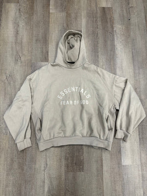 Fear of God Essentials Beige Hoodie