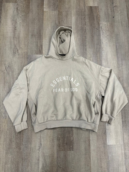 Fear of God Essentials Beige Hoodie