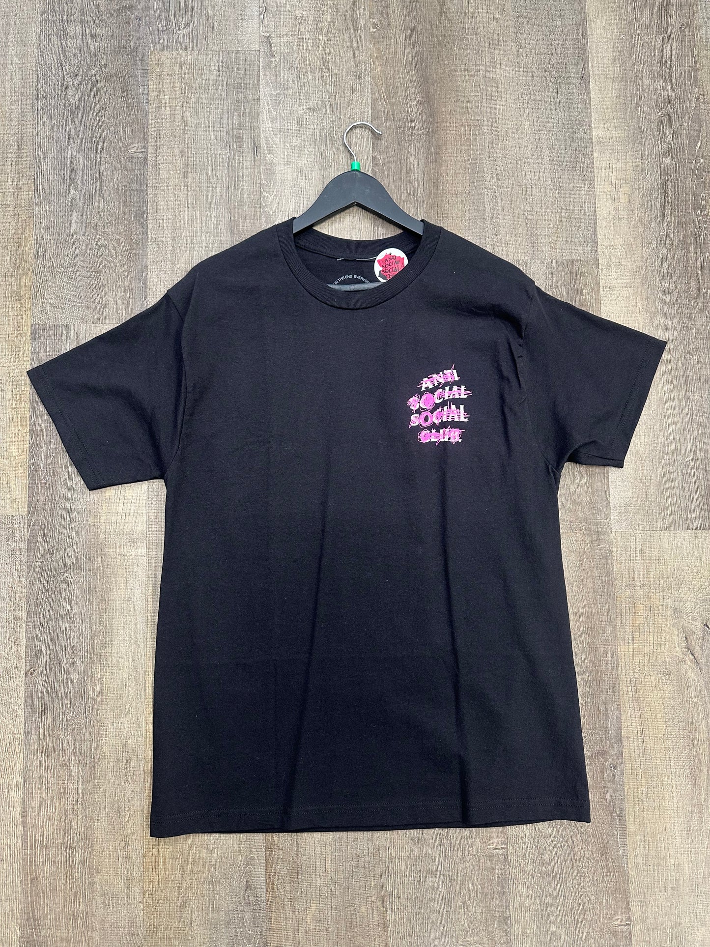 Anti Social Social Club Never Mind Tee Black - Size XL