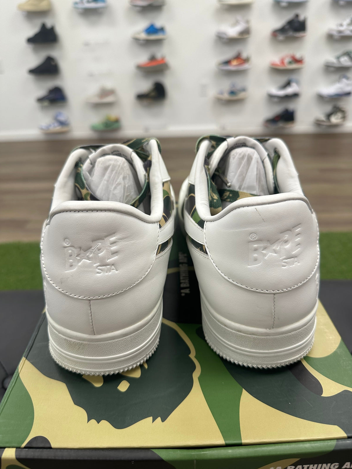 A Bathing Ape Bape Sta Icon ABC Camo Green