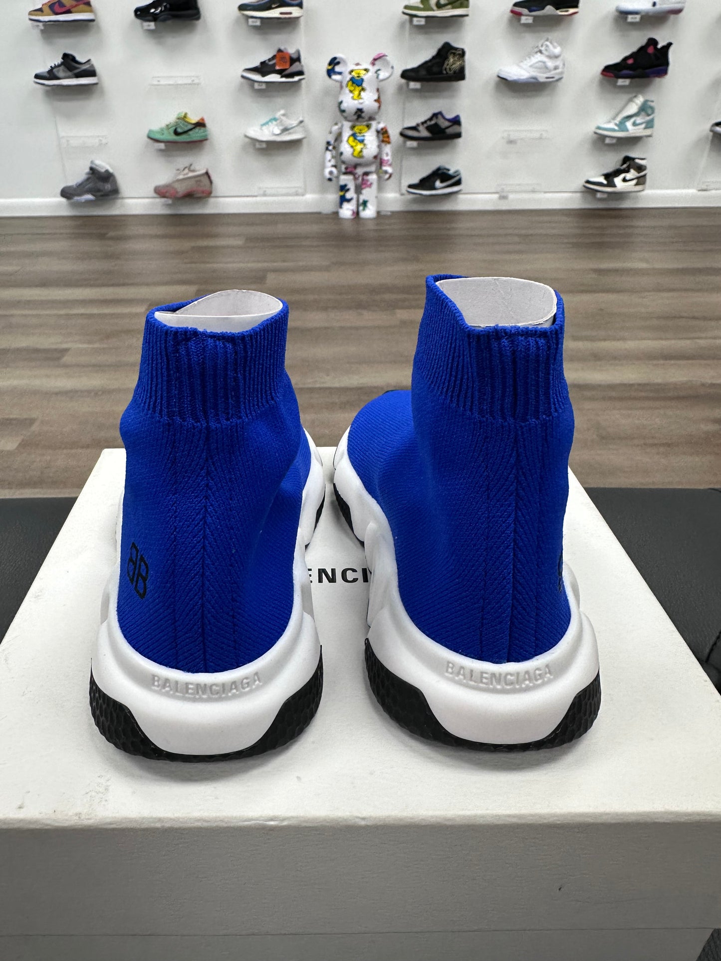 Balenciaga Speed Sneaker Blue Kids - Size 9/9.5