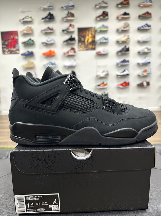 Jordan 4 Retro Black Cat (2025) - Size 14