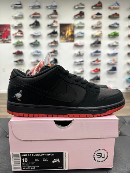 Nike SB Dunk Low Black Pigeon - Size 10