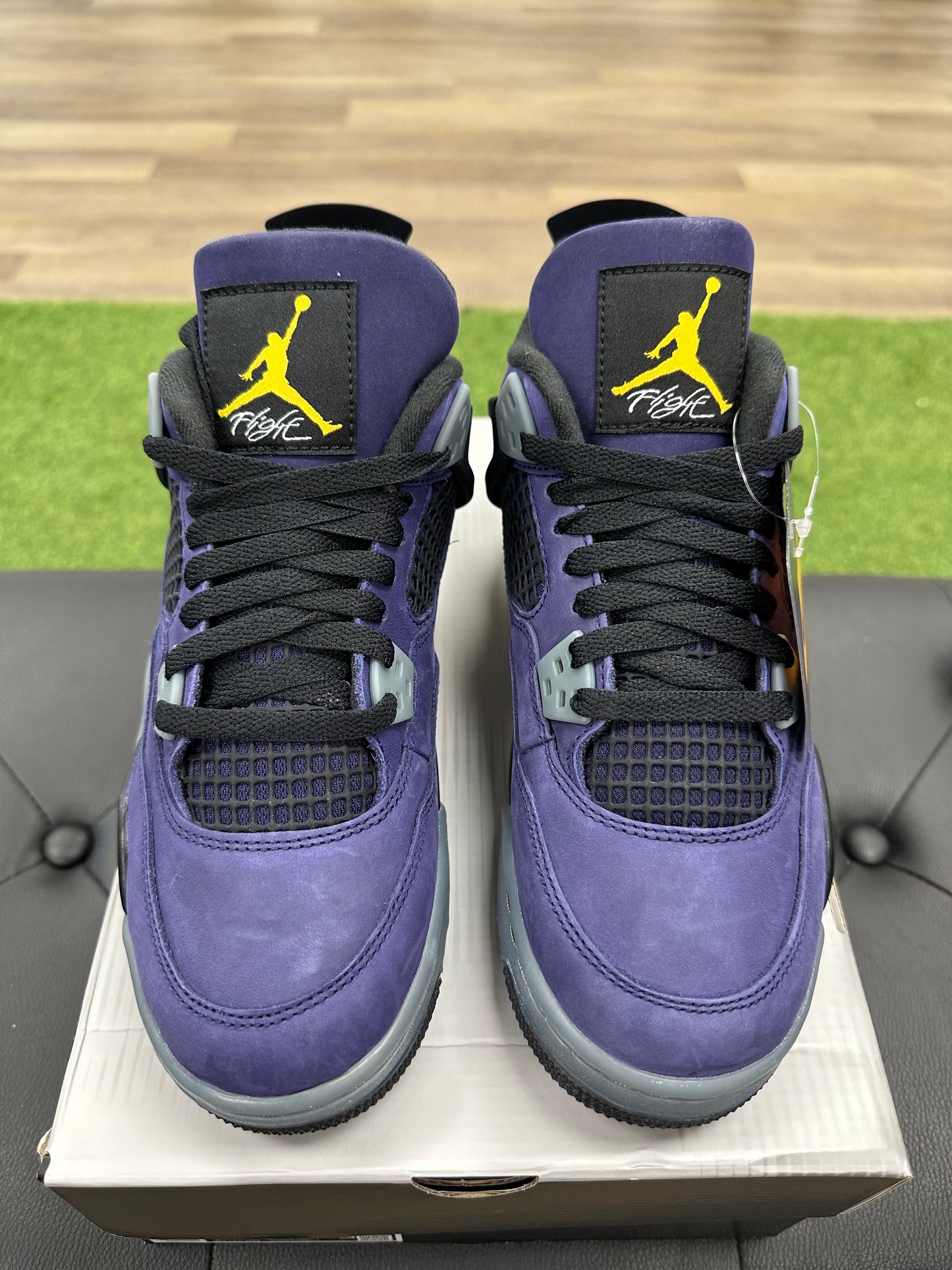Jordan 4 Retro Lakers (GS) - Size 6