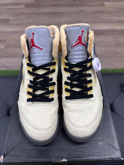 Jordan 5 Retro Off-White Sail - Size 10.5 (U)