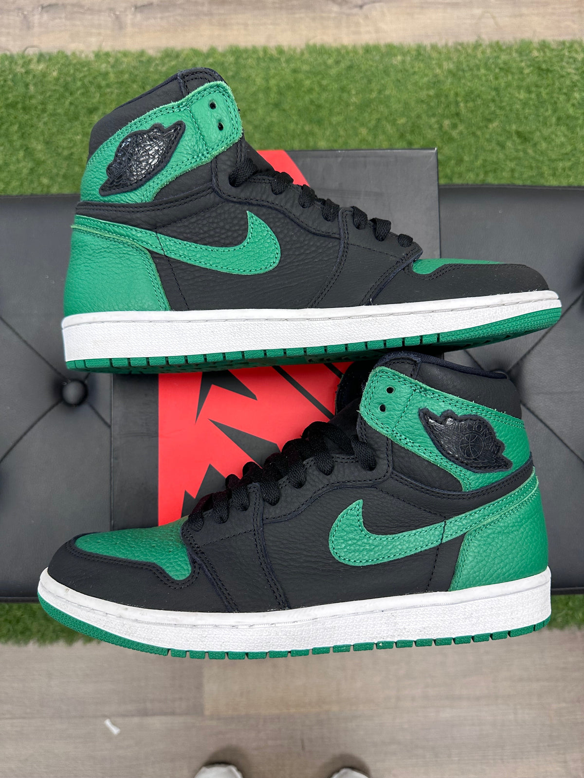 Jordan 1 Retro High Pine Green Black