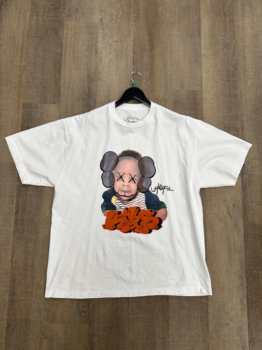 Travis Scott x KAWS Utopia I Tee White - Size XL (U)