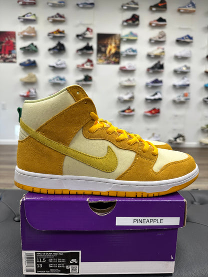 Nike SB Dunk High Pineapple - Size 12 (U)