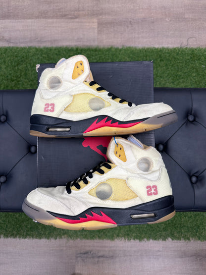 Jordan 5 Retro Off-White Sail - Size 10.5 (U)