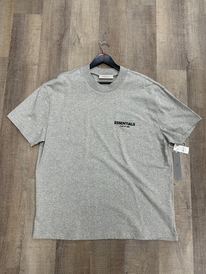Fear of God Essentials T-Shirt Dark Heather Oatmeal - Size XL