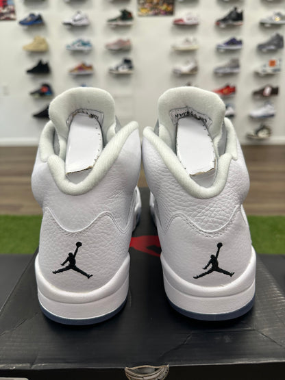 Jordan 5 Retro Metallic White (2015) - Size 9