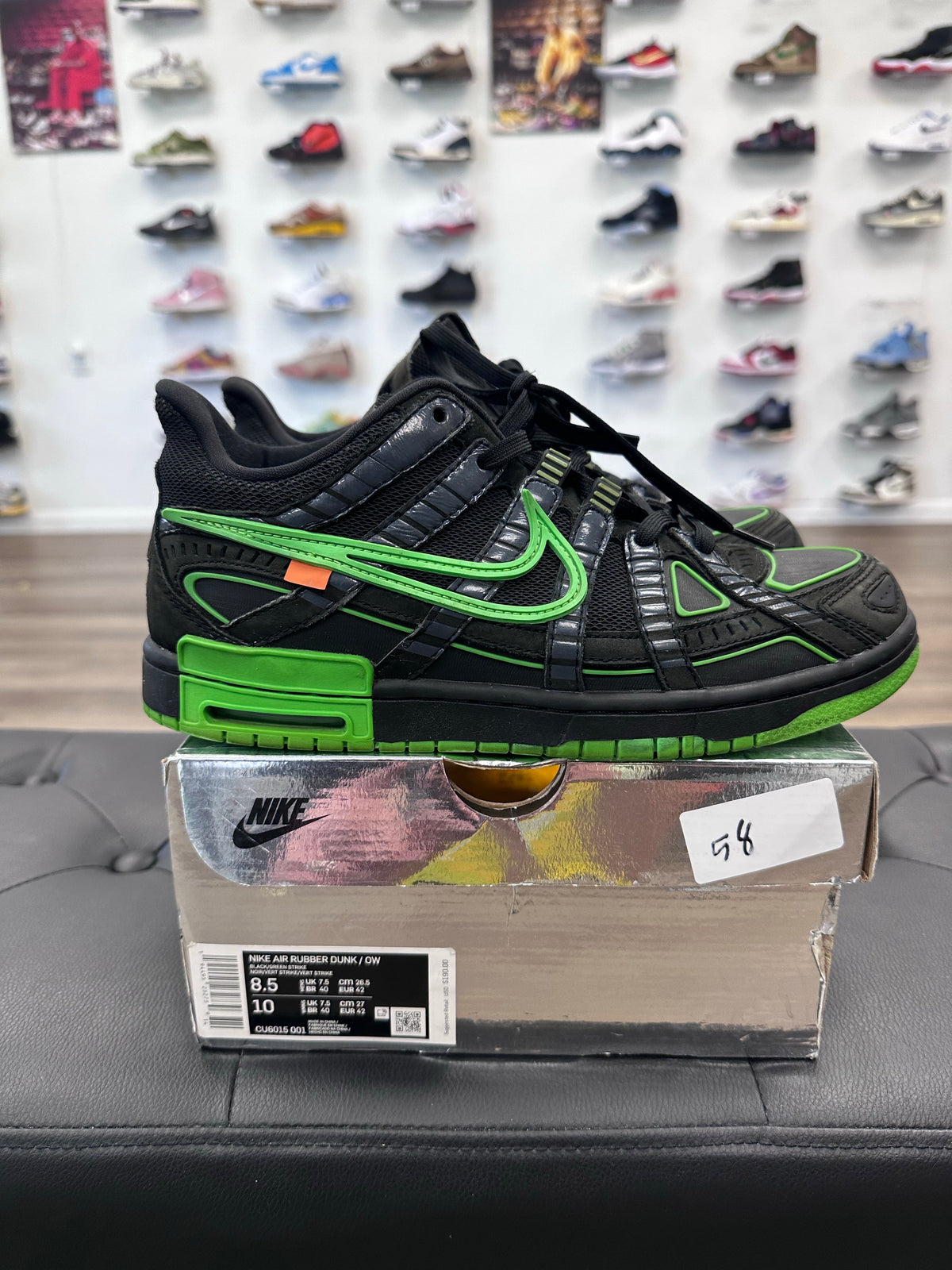 Nike Air Rubber Dunk Off-White Green Strike